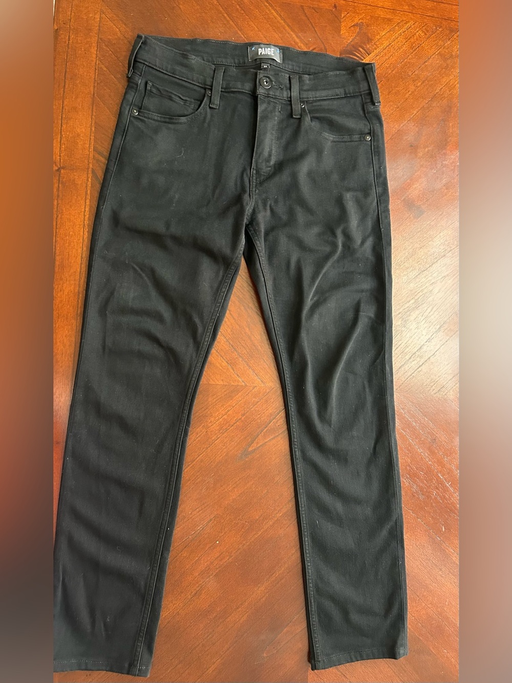 PAIGE Lennox Slim Men's Black Jeans size 30